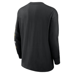 New Orleans Saints Rewind Heavy Max90 Pocket Long Sleeve T-Shirt - Black outlet