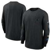 Carolina Panthers Rewind Heavy Max90 Pocket Long Sleeve T-Shirt - Black for sale