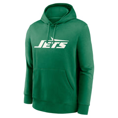 New York Jets Big & Tall Club Logo Pullover Hoodie - Green outlet