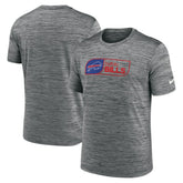 Buffalo Bills Big & Tall Velocity Performance T-Shirt - Charcoal sale