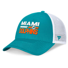 Miami Dolphins Upper Trucker Adjustable Hat - Aqua/White on sale