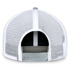 Las Vegas Raiders Bench Trucker Adjustable Hat - Black/Silver outlet