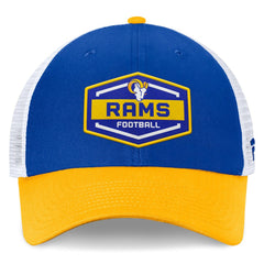 Los Angeles Rams Bench Trucker Adjustable Hat - Royal/Gold online