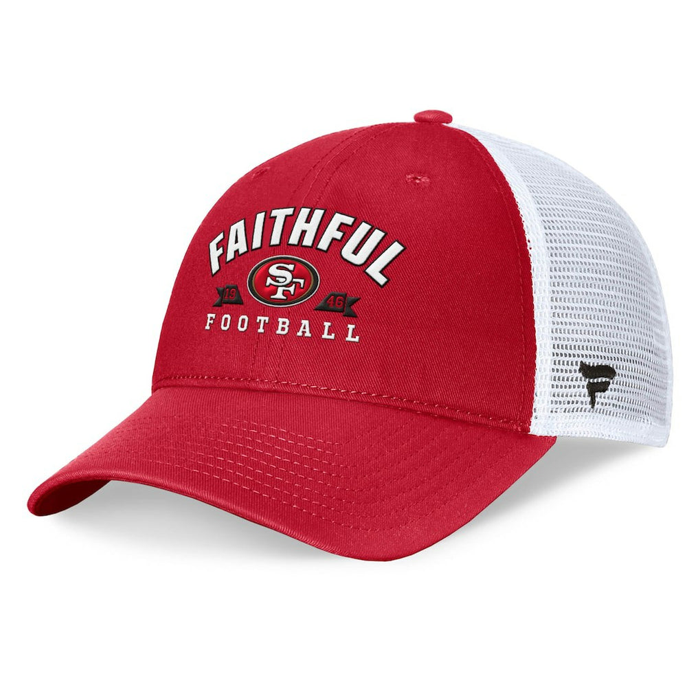 San Francisco 49ers Timeout Trucker Adjustable Hat - Scarlet cheap