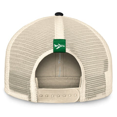 New York Jets Diamond Stripe Trucker Adjustable Hat - Natural/Black for sale