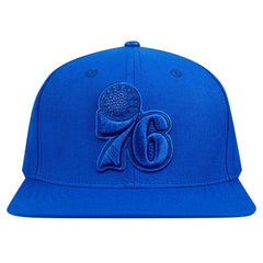 Philadelphia 76ers Pro Standard Triple Tonal Snapback Hat - Royal for sale