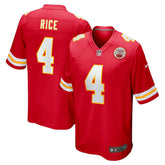 Rashee Rice Kansas City Chiefs Game Jersey - Red sale