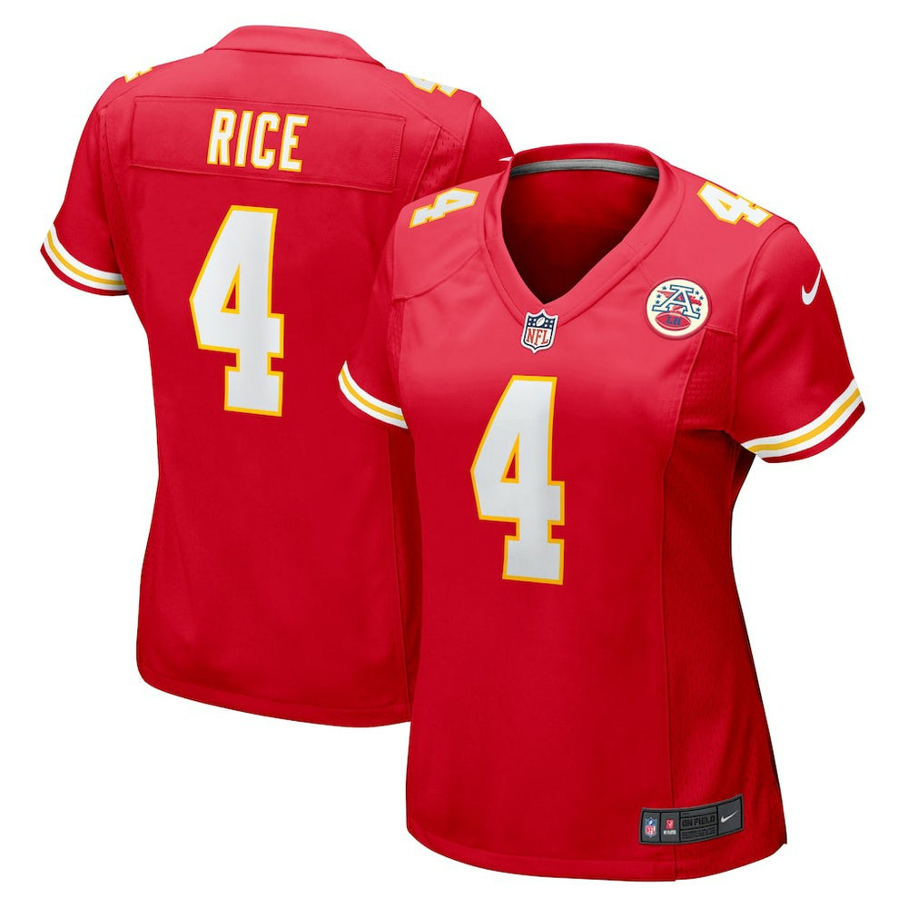 Rashee Rice Kansas City Chiefs Women's Game Jersey - Red discount