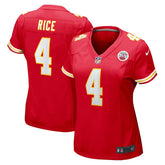 Rashee Rice Kansas City Chiefs Women's Game Jersey - Red discount