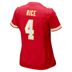 Rashee Rice Kansas City Chiefs Women's Game Jersey - Red discount