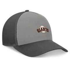San Francisco Giants A-Frame Trucker Adjustable Hat Gray/Graphite