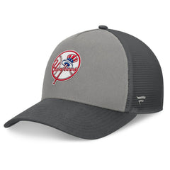 New York Yankees A-Frame Trucker Adjustable Hat Gray/Graphite