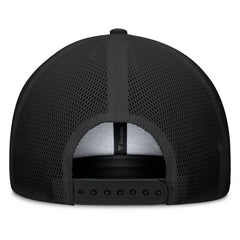 Miami Marlins Team Patch A-Frame Trucker Snapback Hat Black