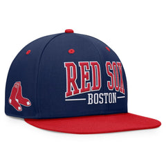Boston Red Sox Fundamental Bold Snapback Hat Navy/Red