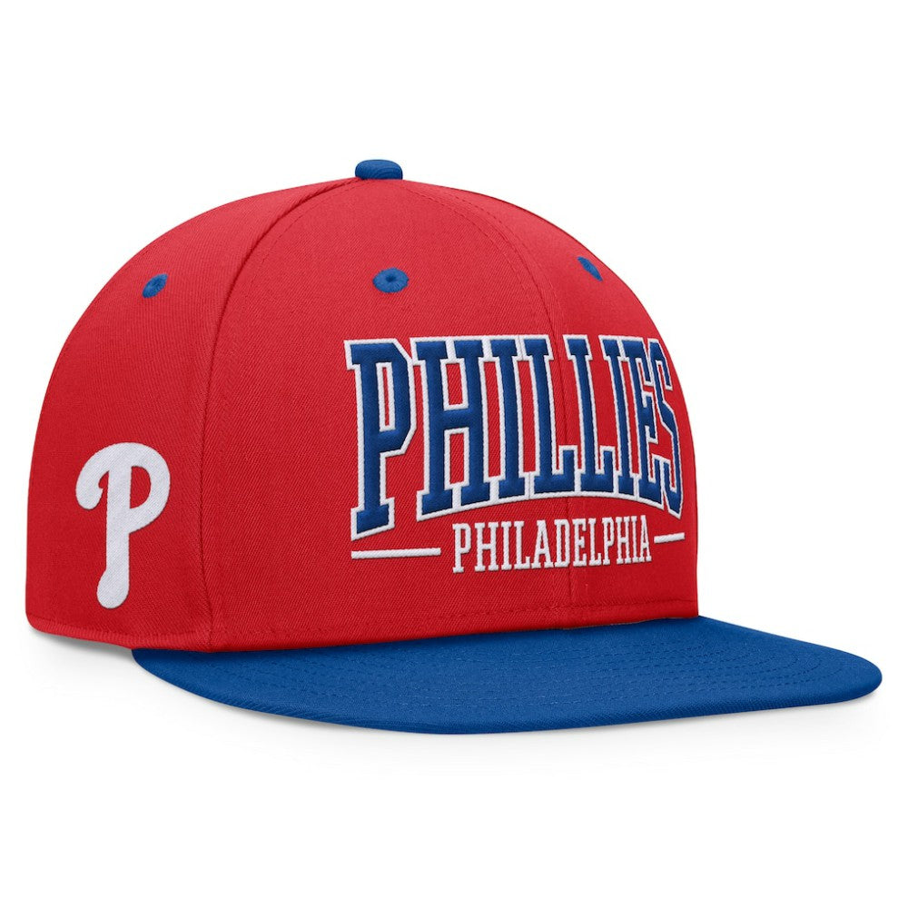 Philadelphia Phillies Fundamental Bold Snapback Hat Red/Royal