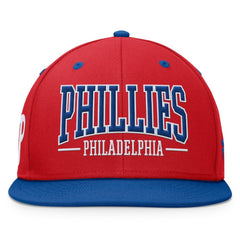 Philadelphia Phillies Fundamental Bold Snapback Hat Red/Royal