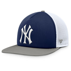 New York Yankees Fundamental Foam Front Snapback Hat Navy/White