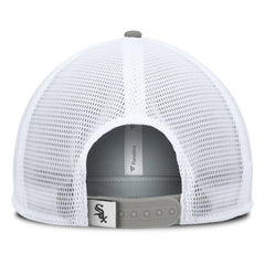 Chicago White Sox Fundamental Foam Front Snapback Hat Black/White