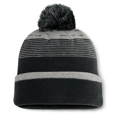 Pittsburgh Pirates Fundamental Gradient Cuffed Knit Hat with Pom Black