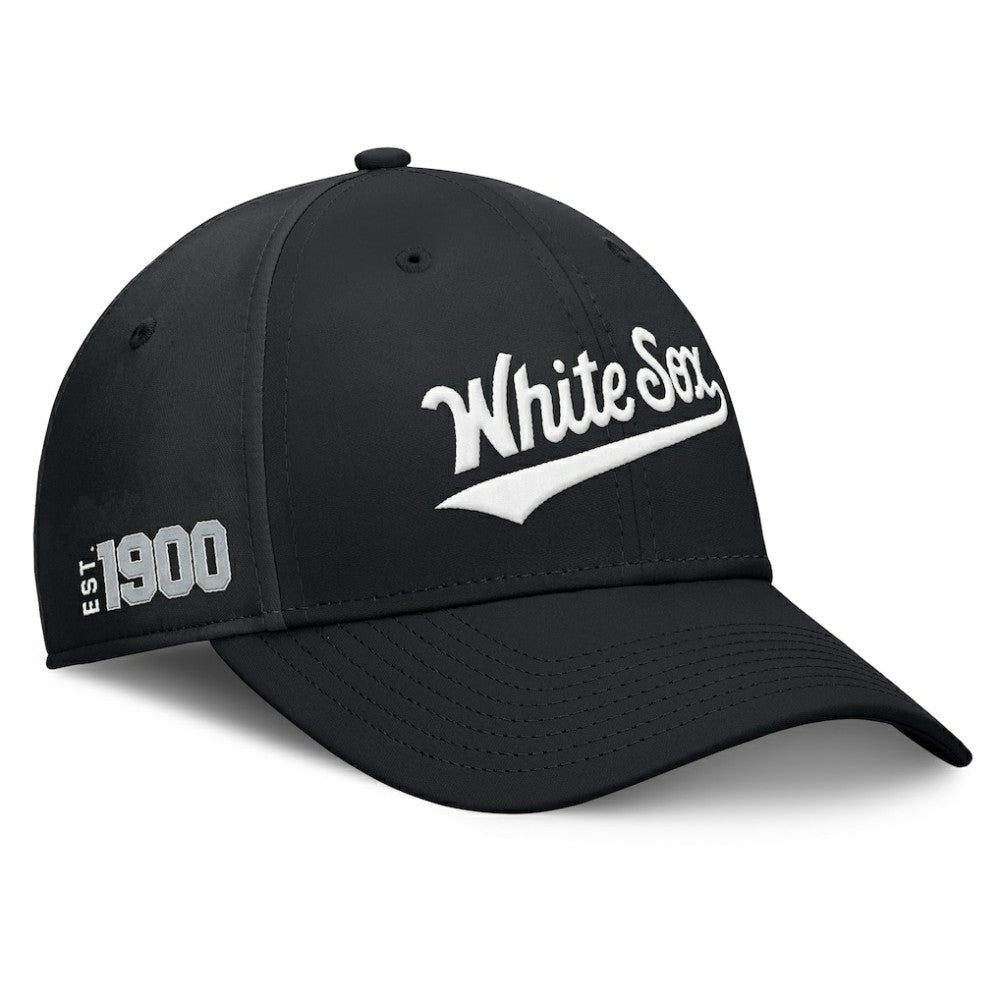 Chicago White Sox Fundamental Tag Flex Hat Black
