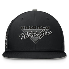 Chicago White Sox Fundamental Tri-Script Fitted Hat Black
