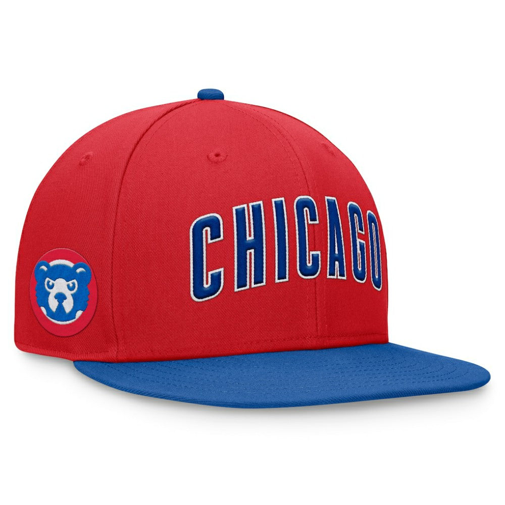 Chicago Cubs Fundamental Two-Tone Fitted Hat Red