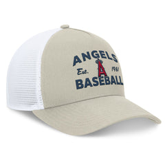 Los Angeles Angels A-Frame Trucker Adjustable Hat Stone