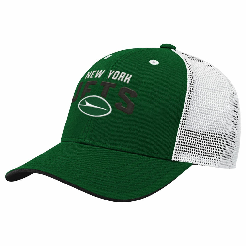 New York Jets Youth Core Lockup Trucker Adjustable Hat - Green discount