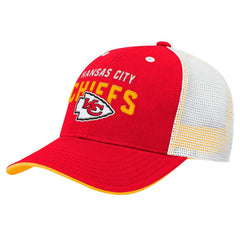 Kansas City Chiefs Preschool Core Lockup Trucker Adjustable hat - Red for sale