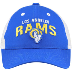 Los Angeles Rams Preschool Core Lockup Trucker Adjustable hat - Royal cheap
