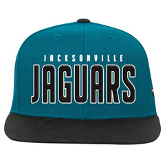 Jacksonville Jaguars Preschool Lock Up Snapback Hat - Teal/Black on sale