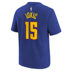 Nikola Jokic Denver Nuggets Jordan Brand Youth Statement Edition Name & Number T-Shirt sale - Blue online