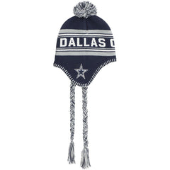 Dallas Cowboys Preschool Jacquard Tassel Knit Hat with Pom - Navy outlet