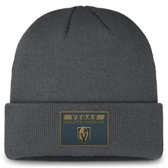Vegas Golden Knights Fanatics Authentic Pro Cuffed Knit Hat - Gray Hats