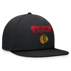 Chicago Blackhawks Fanatics Authentic Pro Prime Snapback Hat - Black Hats
