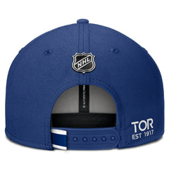 Toronto Maple Leafs Fanatics Authentic Pro Prime Snapback Hat - Blue Hats