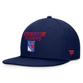 New York Rangers Fanatics Authentic Pro Prime Snapback Hat - Navy Hats