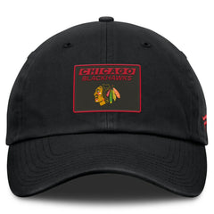 Chicago Blackhawks Fanatics Authentic Pro Prime Adjustable Hat - Black Hats