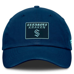 Seattle Kraken Fanatics Authentic Pro Prime Adjustable Hat - Deep Sea Blue Hats