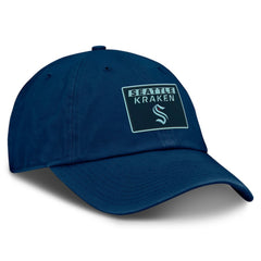 Seattle Kraken Fanatics Authentic Pro Prime Adjustable Hat - Deep Sea Blue Hats