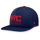 New York Rangers Fanatics Authentic Pro Hometown Rink Foam Trucker Snapback Hat - Navy/Red Hats