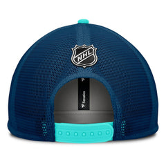 Seattle Kraken Fanatics Authentic Pro Hometown Rink Foam Trucker Snapback Hat - White/Deep Sea Blue Hats
