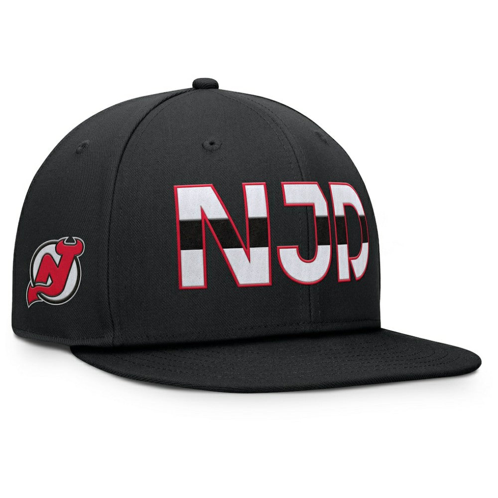 New Jersey Devils Fanatics Authentic Pro Rink Snapback Hat - Black Jerseys