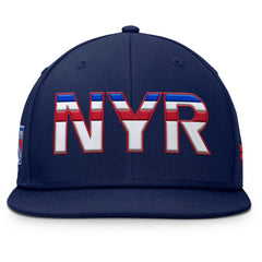 New York Rangers Fanatics Authentic Pro Rink Snapback Hat - Navy Hats