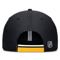 Pittsburgh Penguins Fanatics Authentic Pro Ripstop Adjustable Hat - Black/Gold Hats
