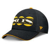 Boston Bruins Fanatics Authentic Pro Rink Team Code Flex Hat - Black/Gold Hats