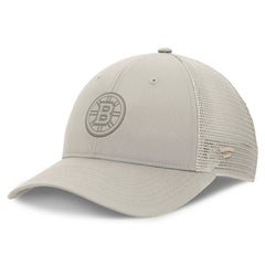 Boston Bruins Fanatics Women's Authentic Pro Road Trucker Adjustable Hat - Tan Hats