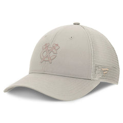 Chicago Blackhawks Fanatics Women's Authentic Pro Road Trucker Adjustable Hat - Tan Hats