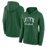 New York Jets Women's Victory Script Pullover Hoodie - Green for sale