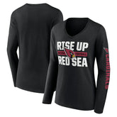 Arizona Cardinals Hometown Sweep Long Sleeve V-Neck T-Shirt - Black online